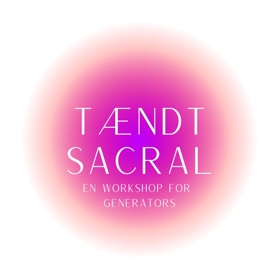 Tændt Sacral ~ Online Master Class